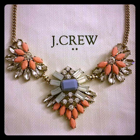 J. Crew Jewelry - J. Crew Peach Statement Necklace