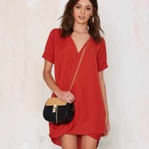 🦀SALE🦀 Nasty Gal Power Shift Chiffon Dress