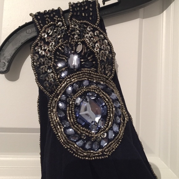 Navy blue gown - Picture 2 of 2