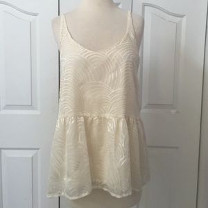 Anthropologie Laleh Scallop Tank