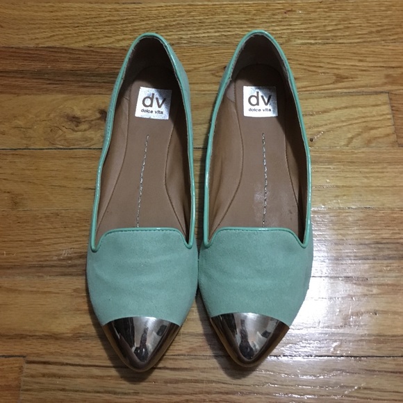 Dolce Vita Lunna Mint suede flats