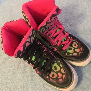Punkrose cheetah Hightop shoes