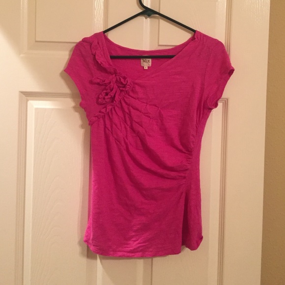 Hot pink shirt
