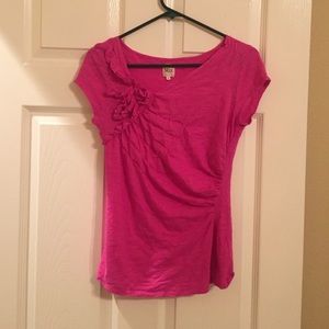Hot pink shirt