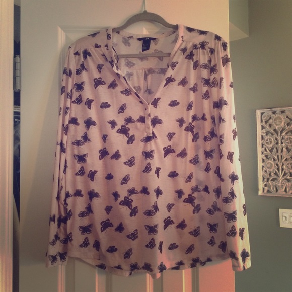 H&M Butterfly Shirt