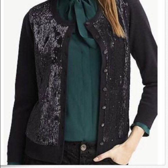 L'Wren Scott for Banana Republic eggplant cardigan - Picture 1 of 3