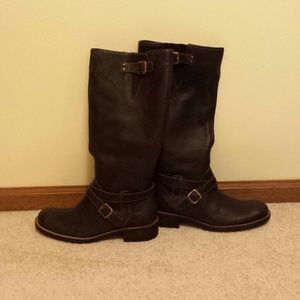 Ll bean leather boots- brown