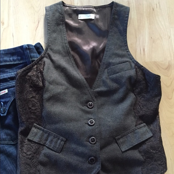 Old navy chocolate vest