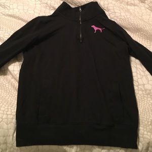 Half zip light PINK sweater