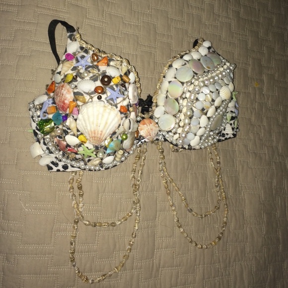 sea shell bra