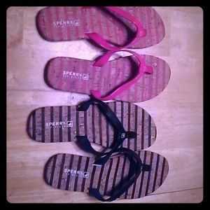 2 pair of Brand new Sperry Flip Flops