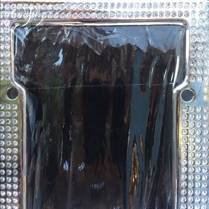 Swarovski crystal license plate frame