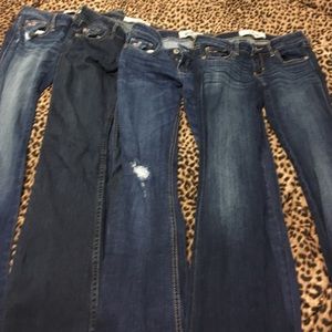 4 Hollister Flare jeans