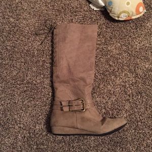 Knee length boots