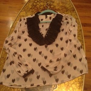 H&M Divide Romantic blouse