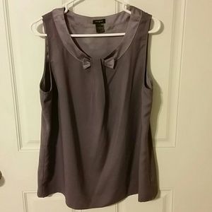 *sale* Purple tank with bow detail
