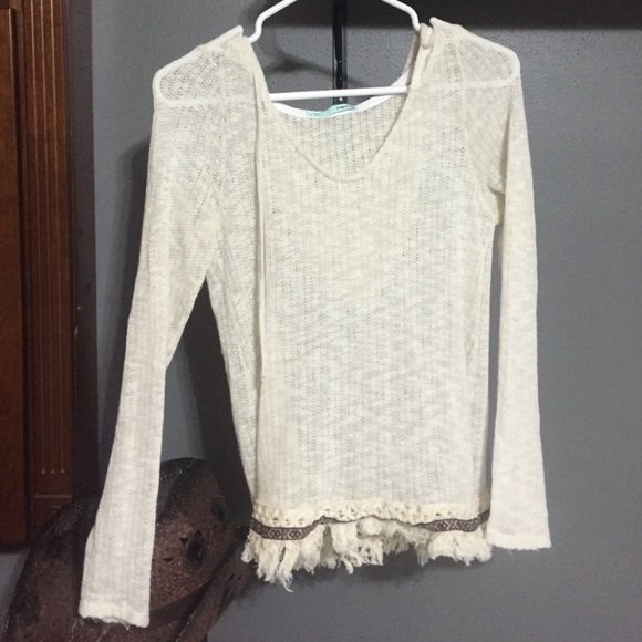 Cream Boho Sweater