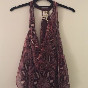 Haute Hippie beautiful size medium flowing top