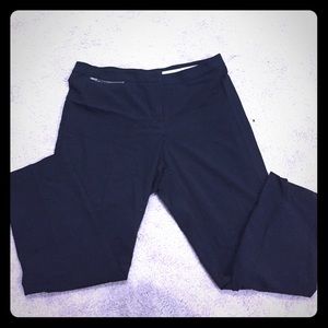 Straight leg black slacks