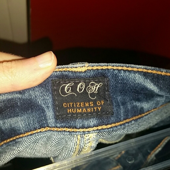 Citizens of Humanity boot cut blue jeans - Picture 3 of 4