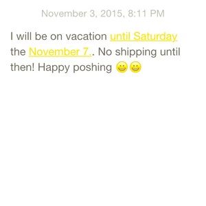 Going on vacation!!