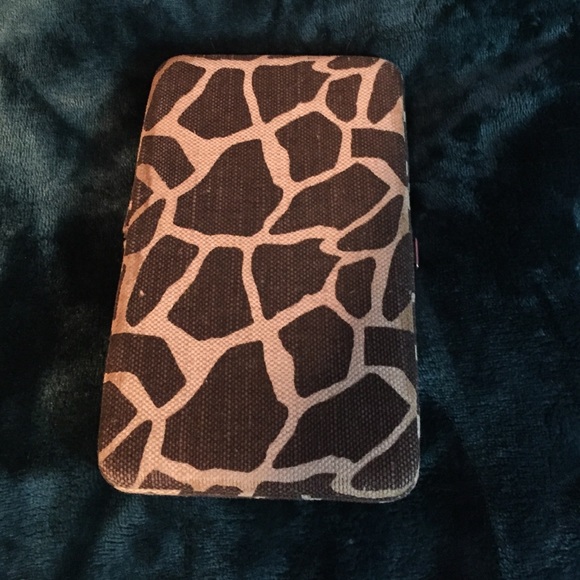 Giraffe print wallet