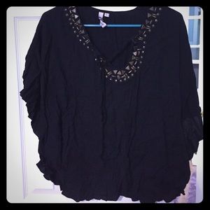 Black loose fit shirt