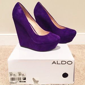 🌸 Aldo Terina Purple Wedges 🌸