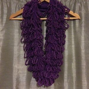 Purple Infinity Scarf by Betseyville