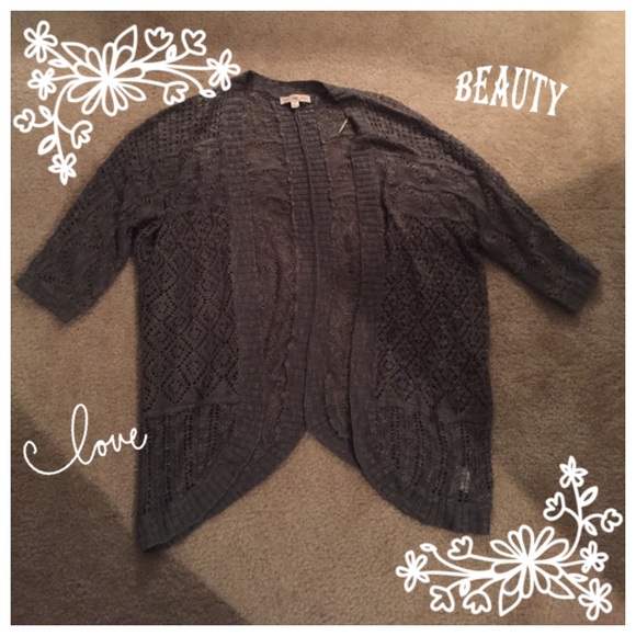 Olive Green lightweight cardigan