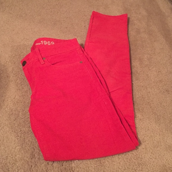 Red Skinny Cords
