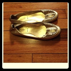 Sigerson Morrison gold flats