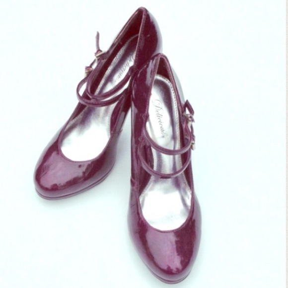 "Delicious" Plum Patent Stillettos