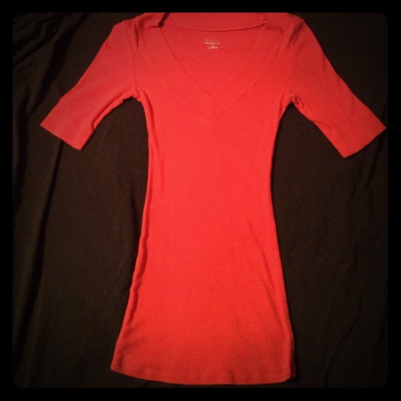 Express Sexy Basic Vee neck shirt