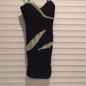 Fancy couture cocktail dress