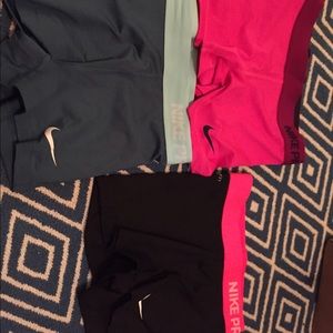 Three Nike pros