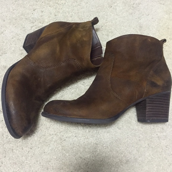 Franco Sarto brown booties