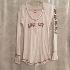 Victoria's Secret Texas A&M Aggie Ribbed Top!