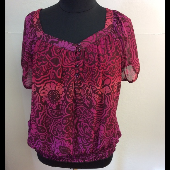 Lane Bryant print top