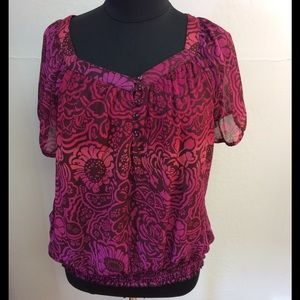 Lane Bryant print top