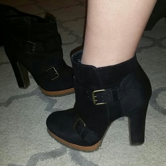 Platform booties