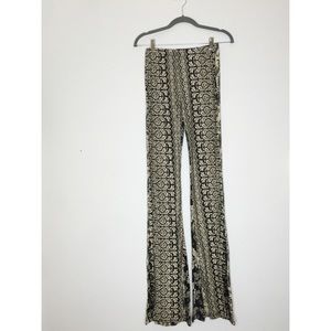 bell bottom festival print pants