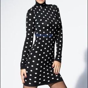 ❌❌SOLD❌❌ Black & White Polka Dot Dress 🐼