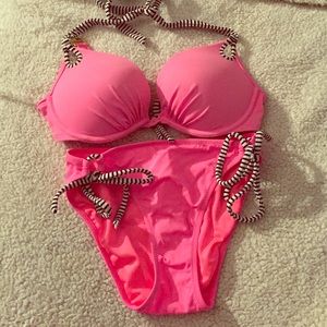 Pink bathing suit