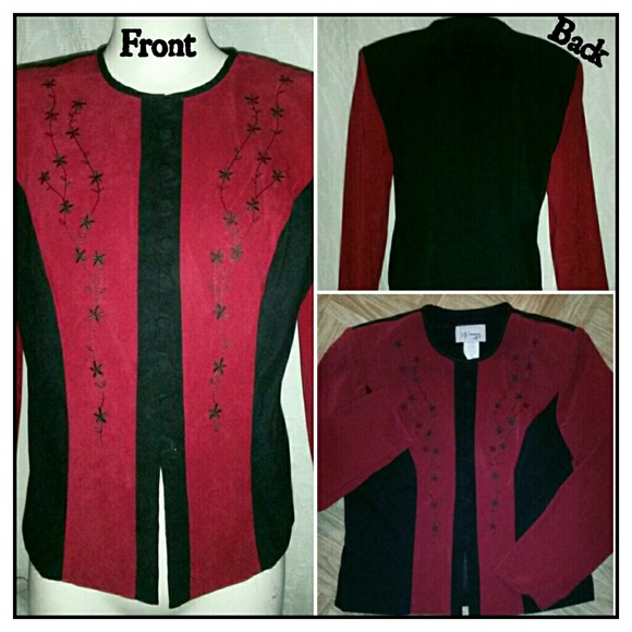 Gorgeous Red & Black Jacket - Picture 4 of 4