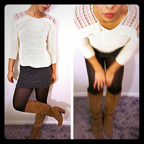 SALE! NWT Knit aztec sweater