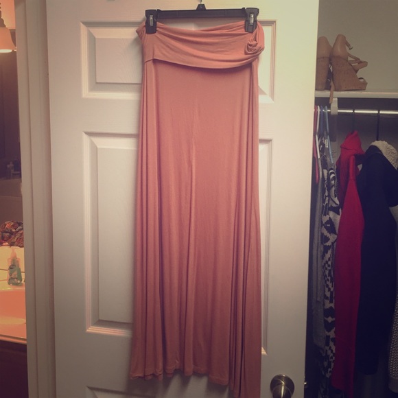 Pink Maxi Skirt