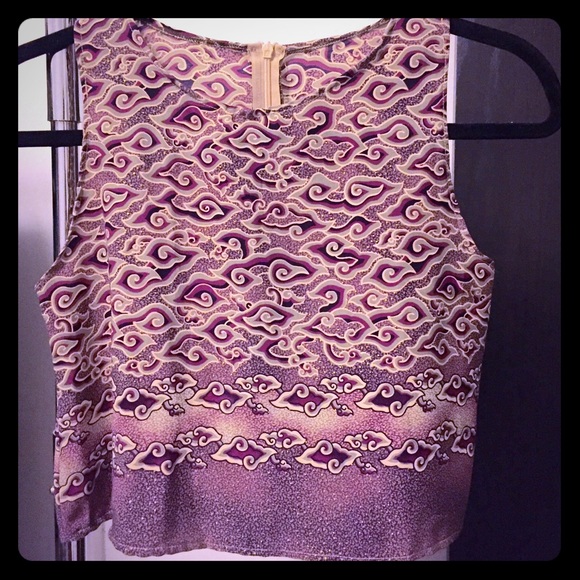 Batik Crop Top