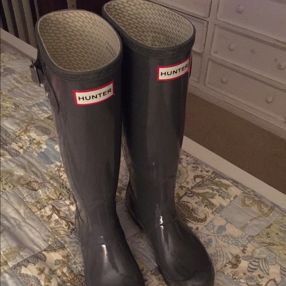 Gray Hunter Boots