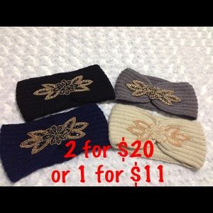 Beaded handmade Headwarmers!